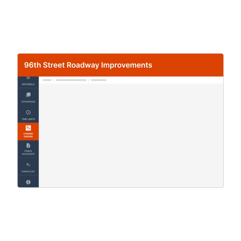 gif showing how to create a change order in appia interface